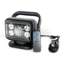 Laser Car Searchlight 7 Inch 70W 360 Degree Rotating 9-32V Offroad Hunting Lamp Remote Control Boat Search Lights for SUV Truck
