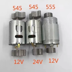 Mini RS-545 Vibrator Motor DC3V 12V 24V Strong Vibration Power Vibration Motor Dual Head Electric Motor Toy Hobby Massager Model