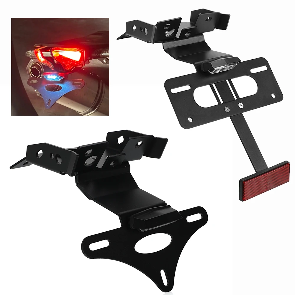 For KTM 690 SMCR 690 Enduro R ​Gas Gas ES SM 700 ABS 2019-2024 License Plate Holder Bracket Rear Tail Tidy Fender Eliminator kit