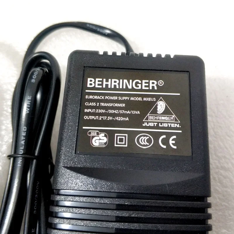 BEHRINGER Bailingda mixer UB502 802 XENYX external power adapter package