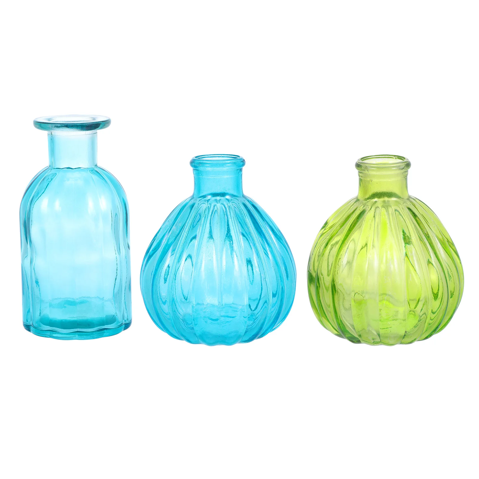 

3Pcs Glass Flower Vase Material Simple Style Suitable for Table Floral Arrangement Wedding Centerpiece Decoration