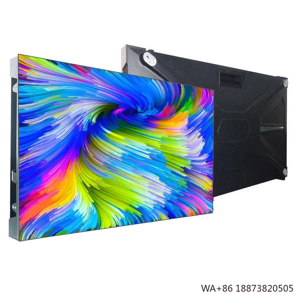 LED-Anzeige, energiesparend, kleiner Spitch P1.25 P1.538 P1.86 P2 P2.5 Vollfarbe, 640 x 480 mm, Schrankgröße, Videowand für den Innenbereich