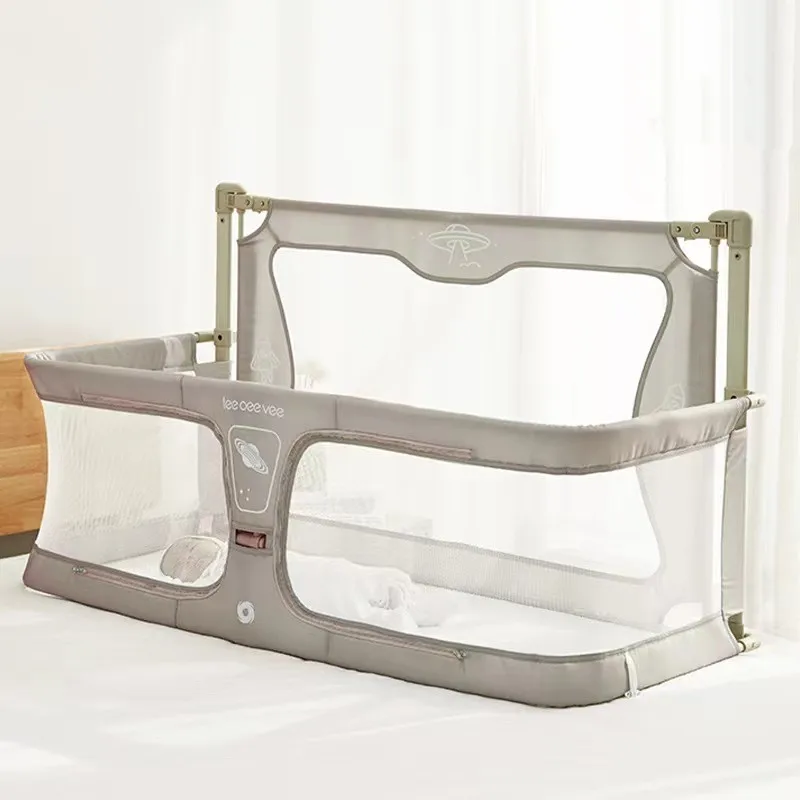 

3 in 1 Baby Bassinet in Bed Crib With Mosquito Net Baby Newborn In-bed Guard Rail
