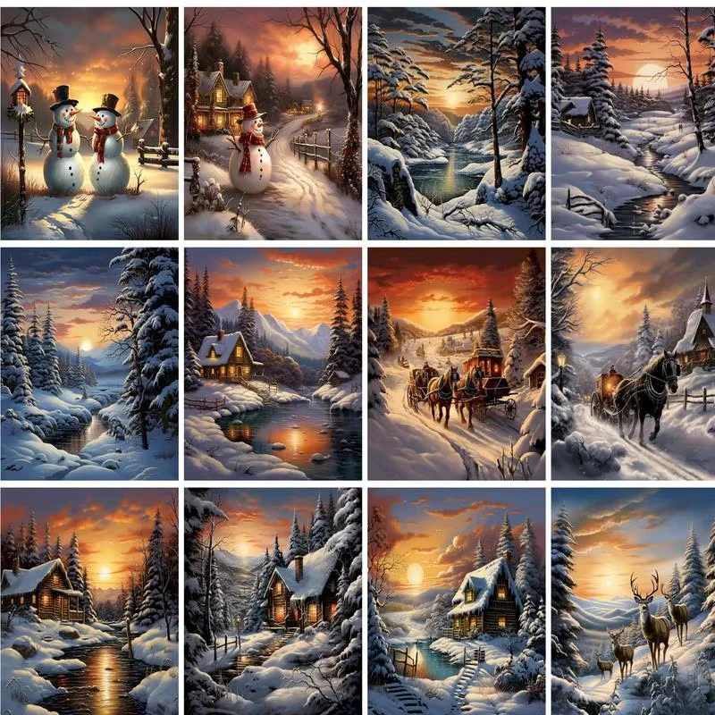 Art Craft Game - Diy Frame Painting By Numbers Kits