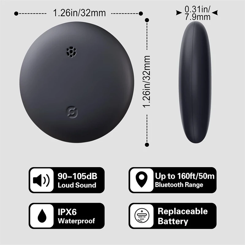 Xiaomi Smart Tracker Apple Project Locator Bluetooth Link Anti Loss Portable Air Label Key Wallet Pet Tracking