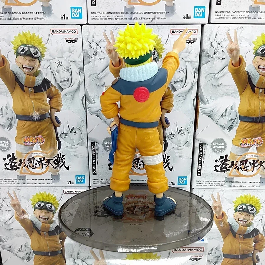 

Bandai Banpresto Наруто Узумаки Колизей ПВХ фигурку-аниме Коллекционная модель игрушки для подарка и коллекции