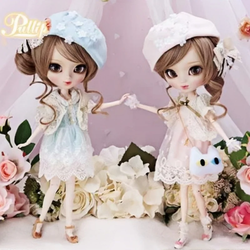 

Оригинальная этикетка для куклы Pullip Bjd P-169 Callie (розовый) P-170 Cassie (синий), фигурки, оригинальная коробка, коллекционная модель, подарок на день рождения для девочки