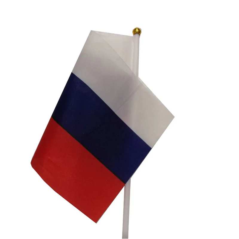 10 Pcs/lot Slovenia Hand Waving Flags 14x21cm Slovenia Flag Wholesale