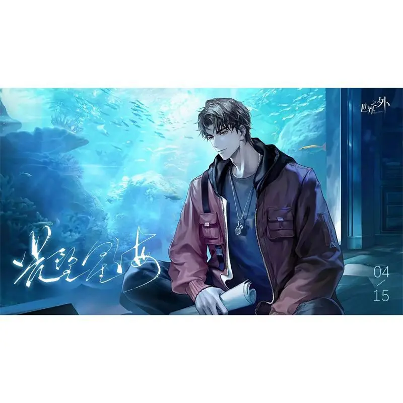 "خارج العالم" قلادة قلادة أنيمي المحيطة اثنين يوان الأصلي اليدوية كوس سلسلة الترقوة #5