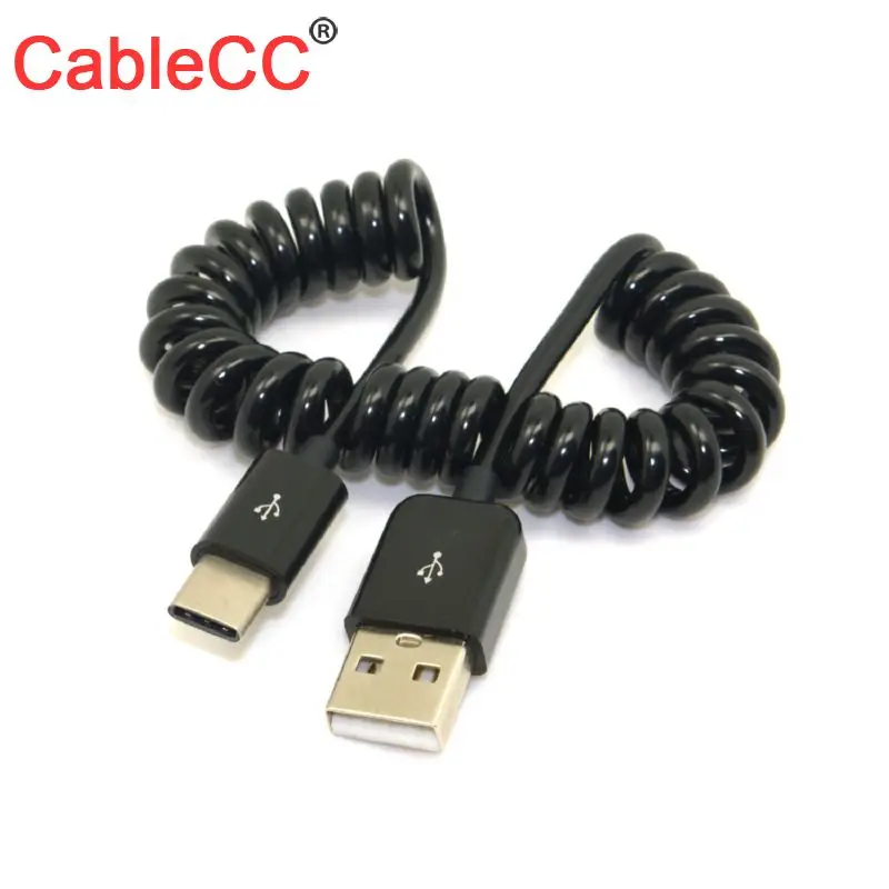 Chenyang Stretch USB-C 3.1 Type C Male to Standard USB 2.0 A Male Data Cable High Quality for N1 Tablet & Mobile Phone 1m