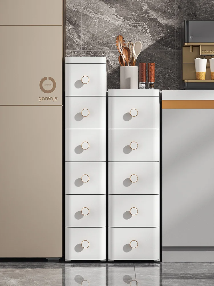 20/25/37cm slit storage cabinet drawer kitchen slit multi-storey bathroom narrow locker rack