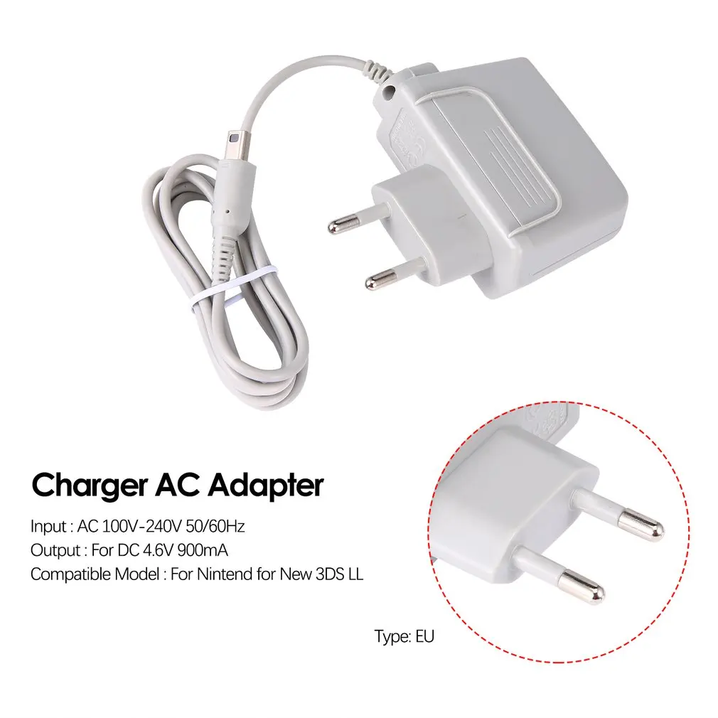 for 3DS XL LL Charger AC Adapter US EU for DSi DSi XL 2DS 3DS 3DS XL