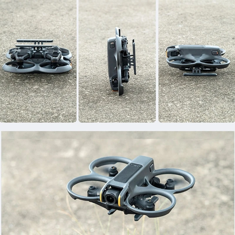 Folding Landing Gear Enhancing Aerial Photography for Avata 2 Unmanned Aerial Vehicle Shockproof Extender Height Support