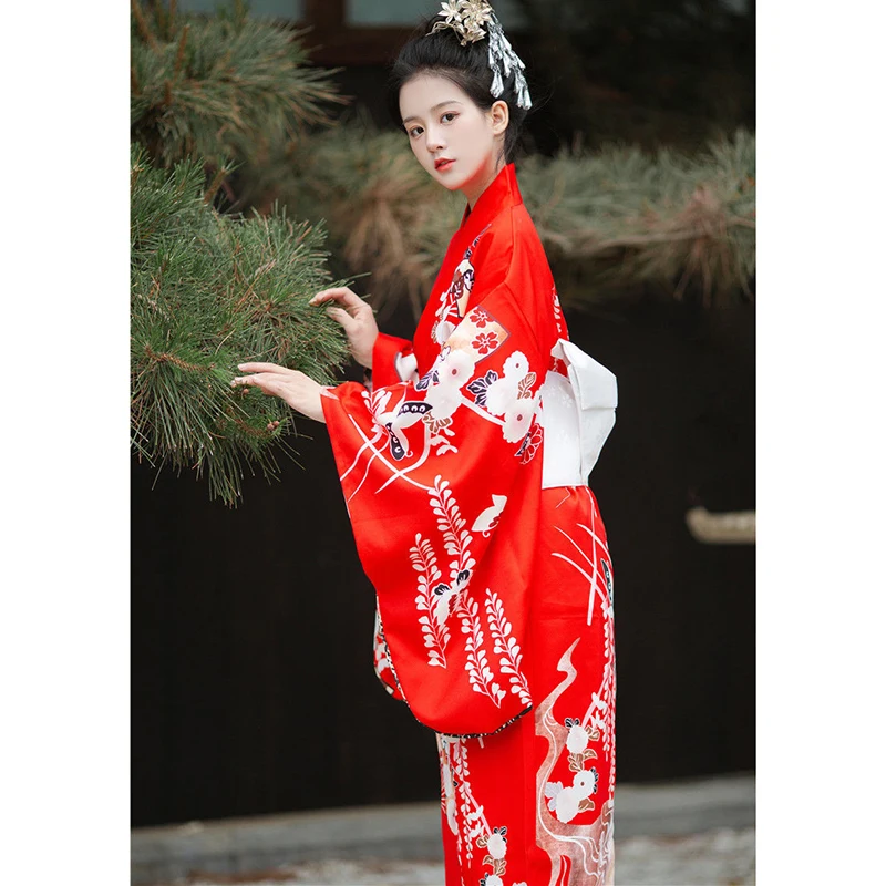 Formal Traditional Improved Kimono Women Evening Dresses Elegant Japan Banquet Dance Costume Travel Girl Take Pictures Costume