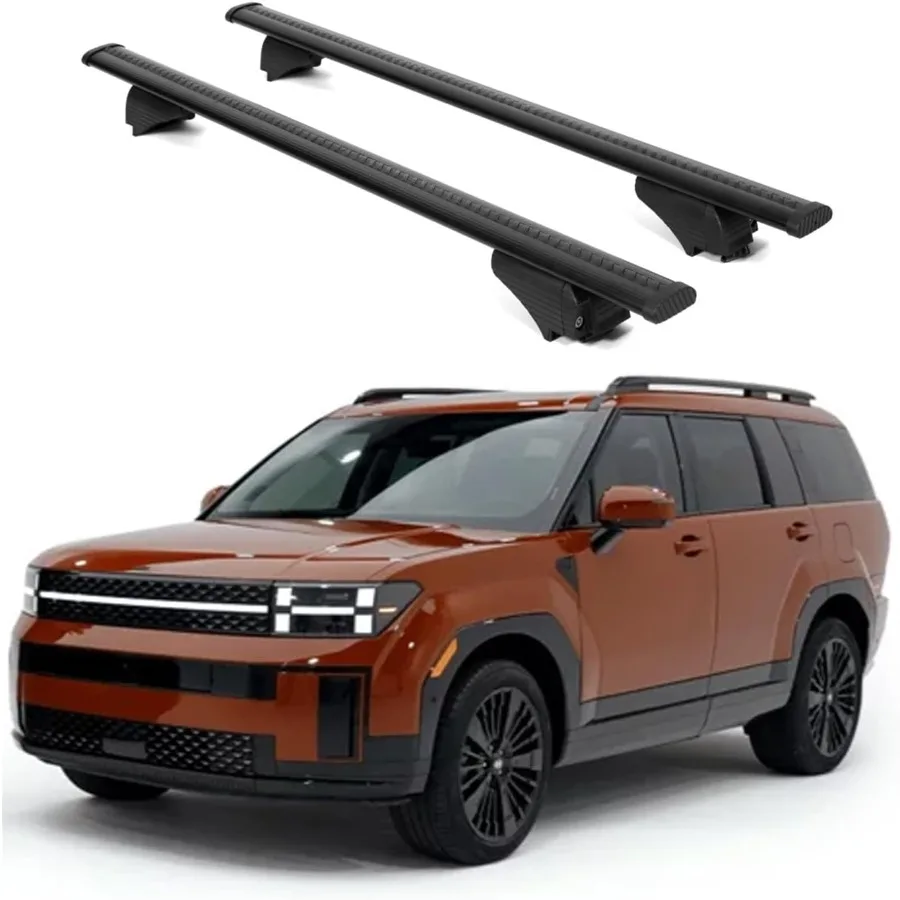 Поперечины багажника на крышу ERKUL для Hyundai Santa Fe 2024-2026, прочные алюминиевые поперечины с системой противоугонных замков для крыши Ca