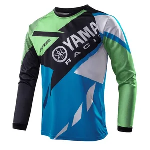 Japonya yarış uzun kollu nefes bisiklet parçaları, yamaha motosiklet takım için dağ bisikleti takım üst, nefes ve hızlı kuruyan 8 en çok satılan, yamaha'nın kıyafet kodu-no. 4