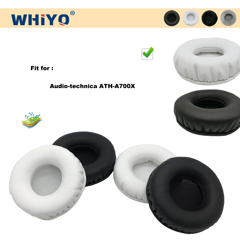 

Whiyo New Upgrade Replacement Ear Pads for Audio-technica ATH-A700X Headset Parts Leather Cushion Velvet Earmuff Sleeve