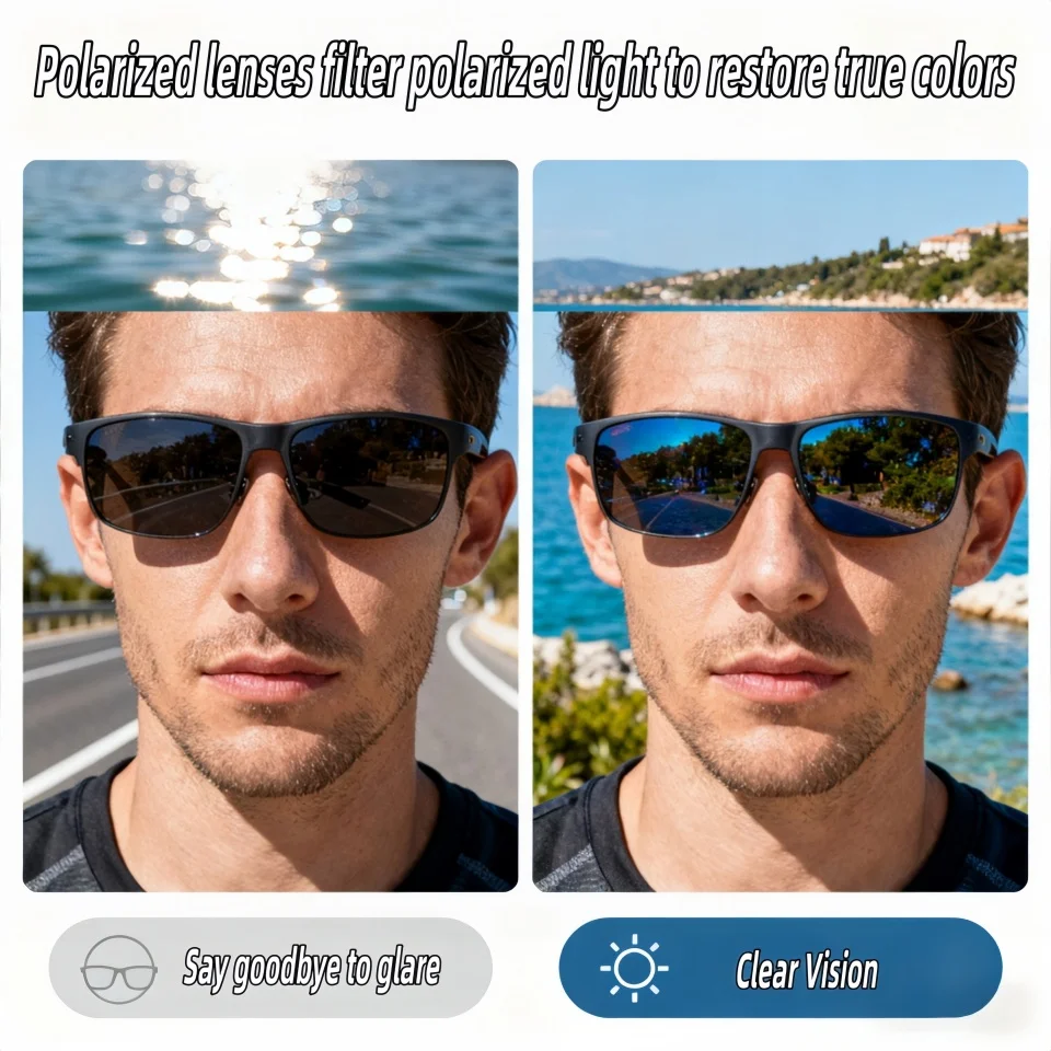 2025 Polarized Lenses 1.56 1.61 1.67 1.74 Anti Glare and Anti UV400 Driving Lenses To Reduce Eye Fatigue Prescription Available