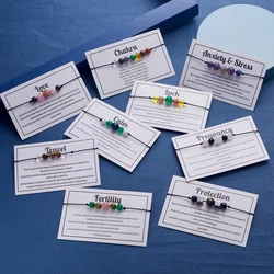 Natural Stone Colourful Beads Minimalist Bracelet Classic Men Women Buddha Black Lava Tiger Eye Bracelet Yoga Meditation Jewelry