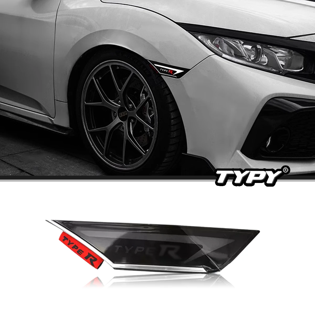 

2 PCS LED Marker Side Lamp Daytime Running Light For Honda Civic 10th Gen 2016-2021 Hatchback Type R Si Turn Signal Light