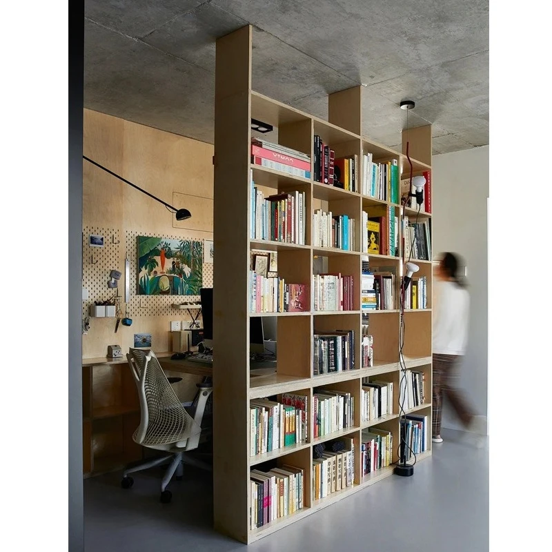 

Board bookcase top and earth bookshelf floor partition shelf locker storage display cabinet