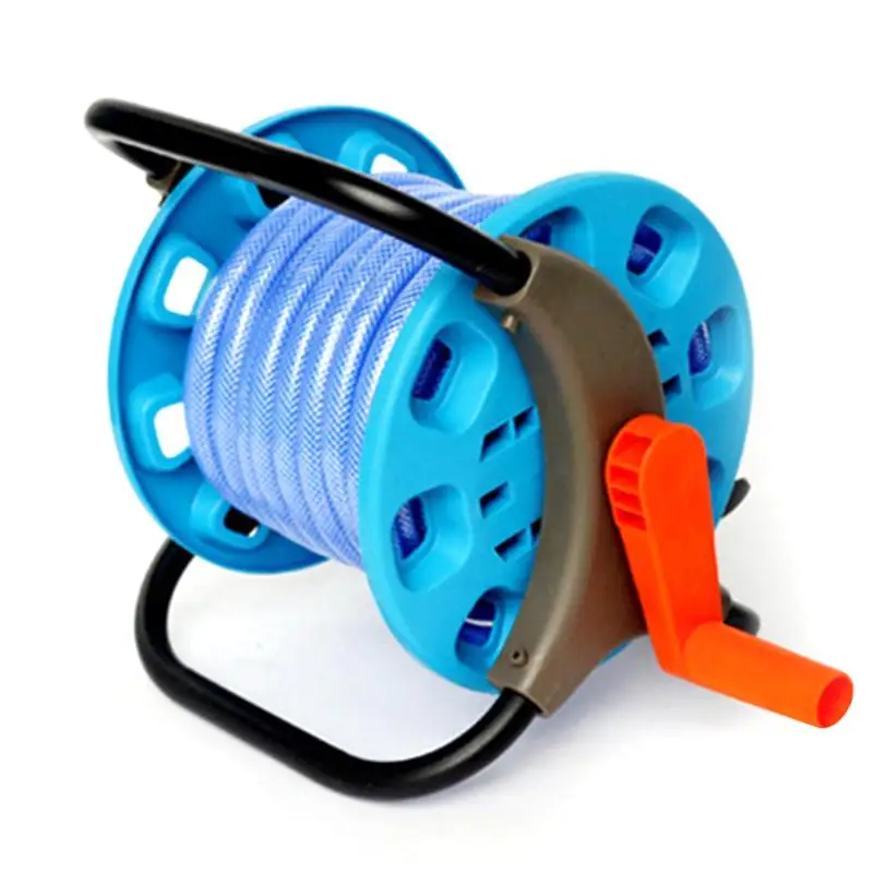 

Hose Reel Stand Wheels Water Garden Hose Holder For Outside Hose Storage Stand Water Hose Holder Holds 82inch Hose Outside Water