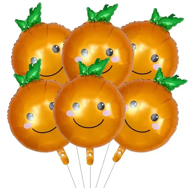6/8 stücke Obst Ballons Erdbeere Avocado Folie Helium Ballon Wassermelone Orange Kaktus Ballon kinder Thema Party Dekoration – Detail 3