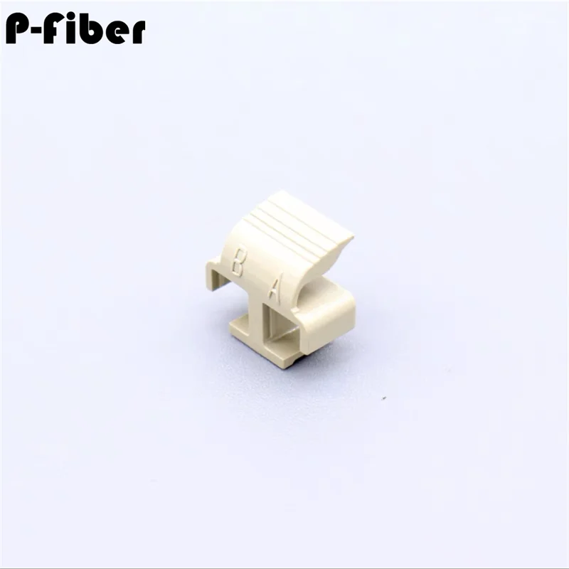 LC duplex clip 50pcs for optical fiber connector LCAPC SM MM blue gray transparent part FTTH jumper kits