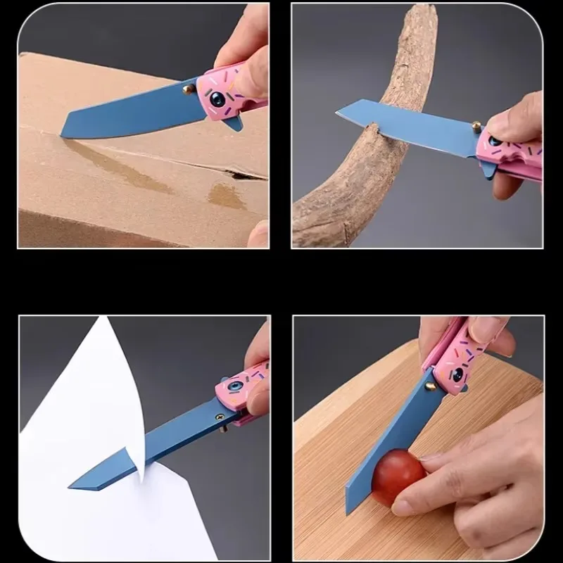 Keychain Knife Colorful Folding Portable Knife llavero portachiavi recon 1 navajas knives