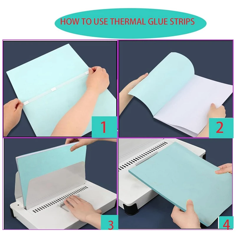 

50 PCS 1.5mm Hot Melt Adhesive Strips, Used for Binding Photo AlbumsJAS