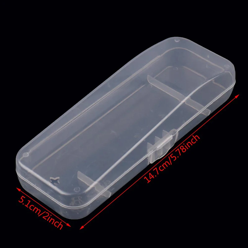 1Pc Men Universal Shaver Storage Box Handle Box Full Transparent Plastic Case Razor Boxs Eco-Friendly PP Shaving Box‘