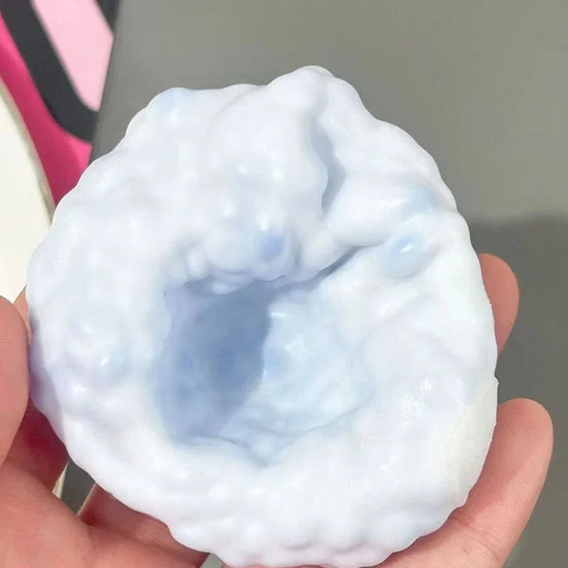 Squishy Table Toys Plasticity Ice Skin Super Soft Ultra-thin Feel Soft Sticky Handmade Ball Light Squeez Stress Relieving Toys