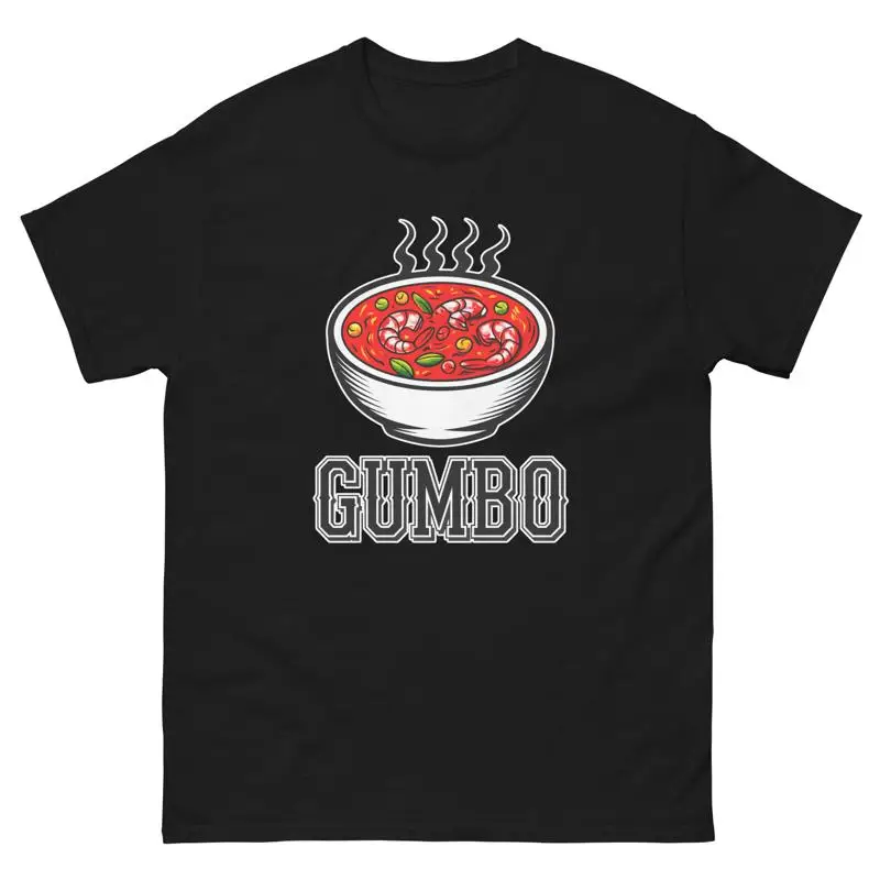 

Gumbo Lover Food Image Cartoon Funny T Shirt