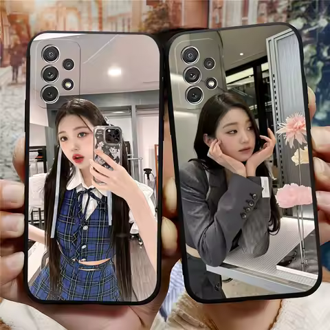 Ive Kpop Wonyoung Rei Phone Case for Samsung Galaxy S24 S23 S22 S20 S21 Ultra Fe Plus M54 A34 A54 A24 A52 A53 Coque