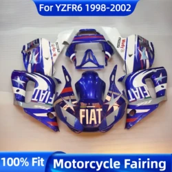 Motorcycle Fairing kit for Yamaha YZF R6 1998 1999 2000 2001 2002 white fairings bodywork hull R6 98 99 00 01 02