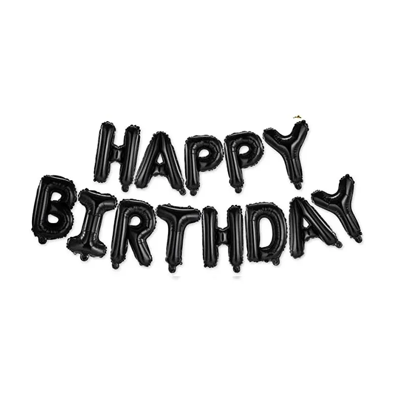 16inch Birthday Balloons Decoration Rose Gold Foil Letter Balloon Set Happy Birthday Globos Kids Party Banner Supplies image 4