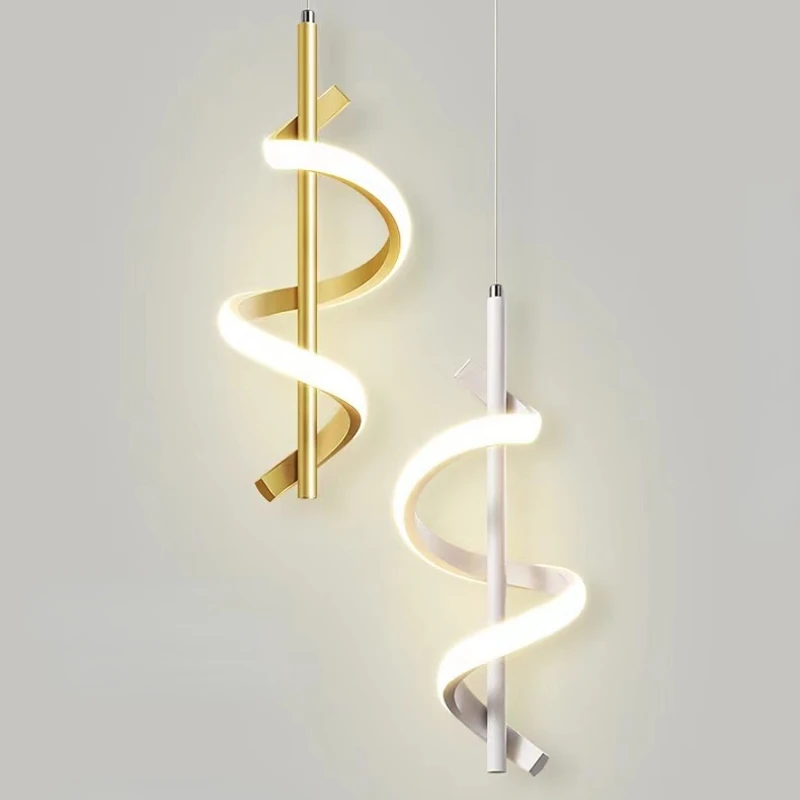 

Modern Simple Bedside Pendant Lamp Light Luxury Bedroom Creative Design Wall LED Living Room Lighting Nordic Hallway Stair