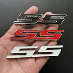 3D Car Sticker Front Hood Grill Emblem Grille Badge for Chevrolet SS Sport Cruze Camaro Captiva Aveo Lacetti Rear Trunk stickers