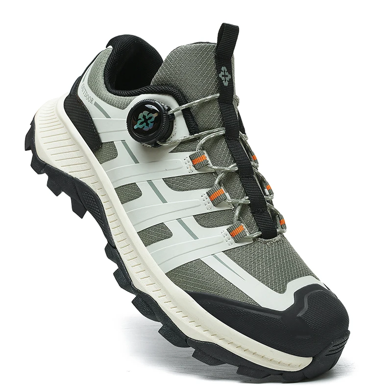 

Men's Hiking Shoes Suede Leather Outdoor Shoes Wear-resistant Men Trekking Walking Hunting Tactical Sneakers 39-46