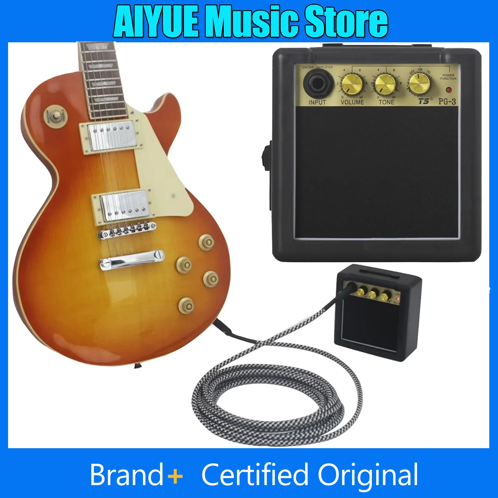 

Electric Guitar Amplifier Metallic Material Lossless Sound Quality Portable Speaker Durable High-end Electric Guitar Parts