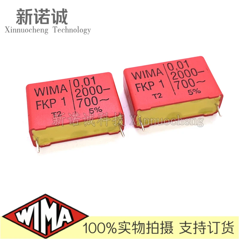 

2PCS/5PCS/20PCS/Lot WIMA FKP1 0.01UF 10NF 2000V 2000v0.01UF foil film capacitor 2000V10nF 103 2000V103 Foot distance 27.5MM