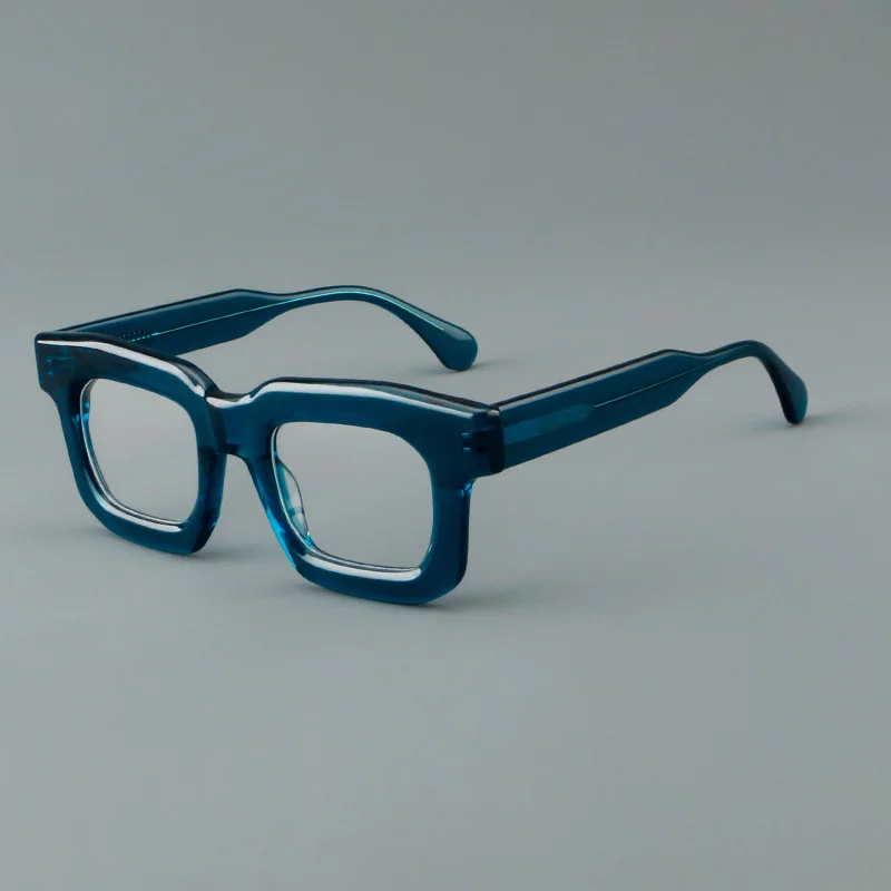 

Thick High Quality Black Vintage Acetate Glasses Frames Square Retro Optical for Women Men Eyewear Reading Eyeglasses Myopia