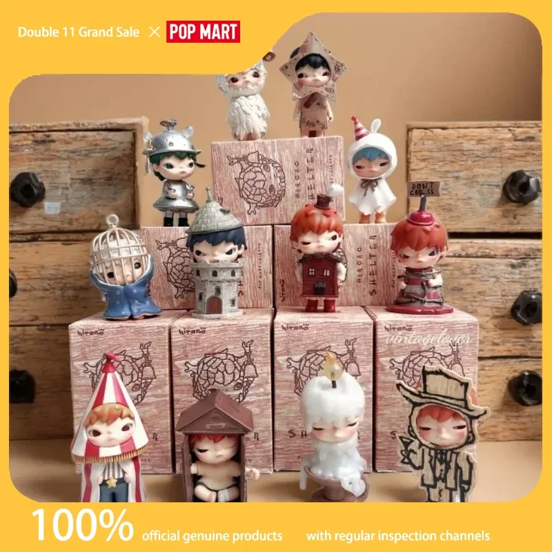 

Genuine Popmart Hirono Shelter Blind Box Figurine Toy Gift Desktop Decoration Fashionable Gift Trendy Toys Ornaments Figure
