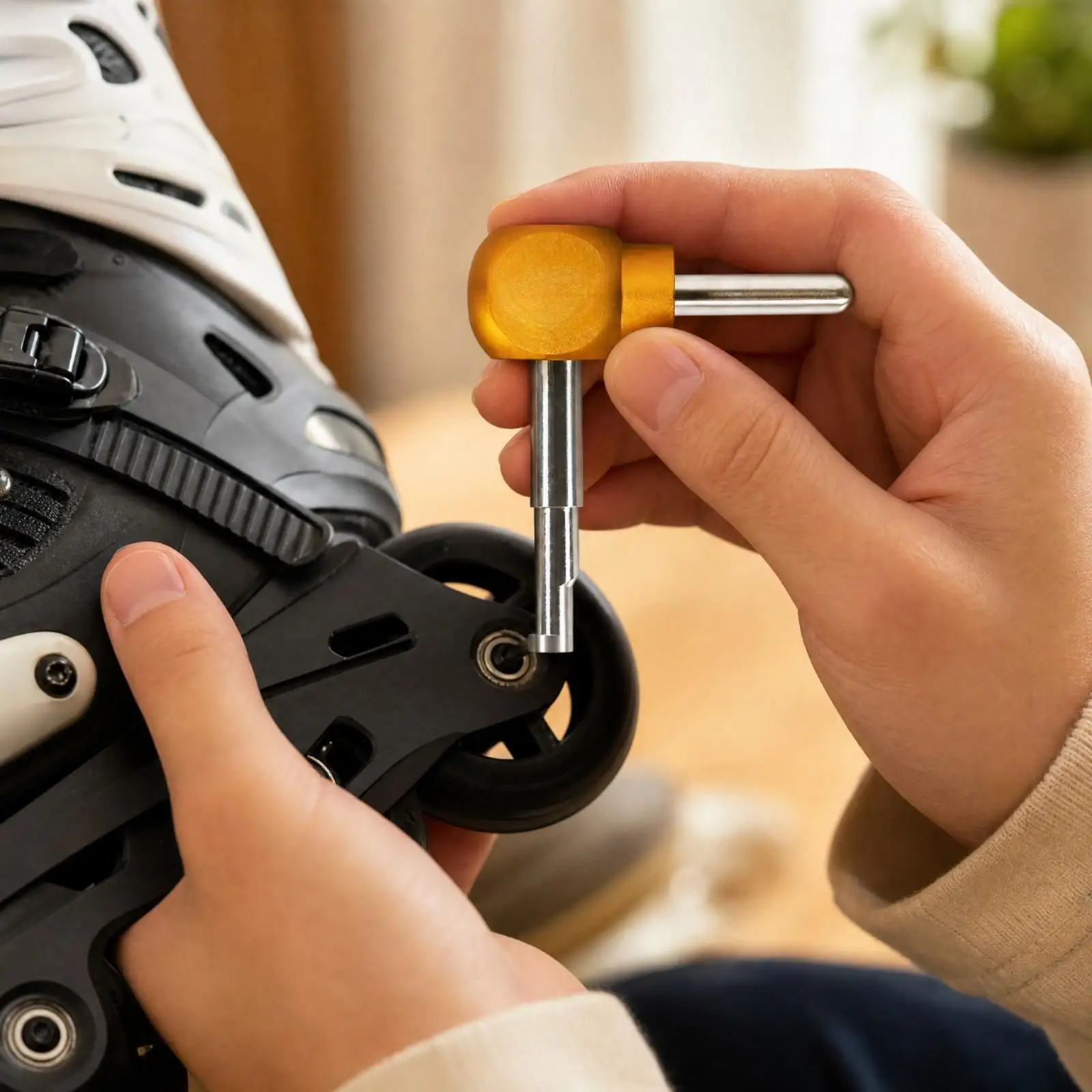 Wheel Axle Tool Compact Roller Skate Wrench Multi-Functional for Home Workshop