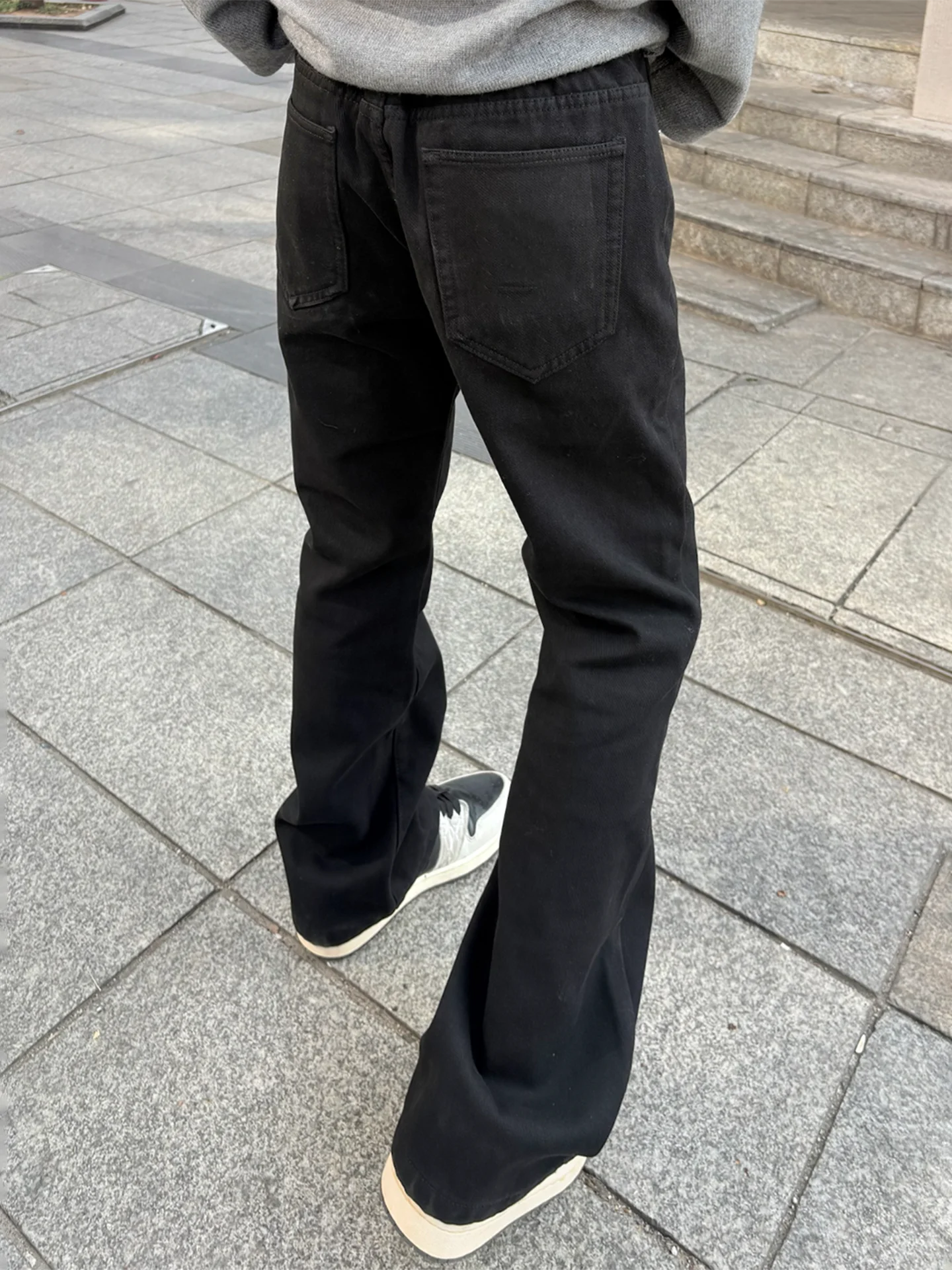 

Мужские джинсы Cleanfit Bla Le Blade High Street American Sle Fce на подкладке, прямые брюки для похудения, эластичные расклешенные брюки