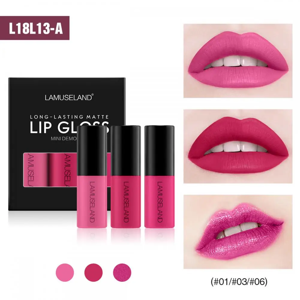 Glatte Anwendung, Lippenstift-Make-up, langanhaltendes Lippen-Make-up für Damen, beliebter mattierter Lippenstift, lebendige Lippentöne, unverzichtbar in 12 Farben