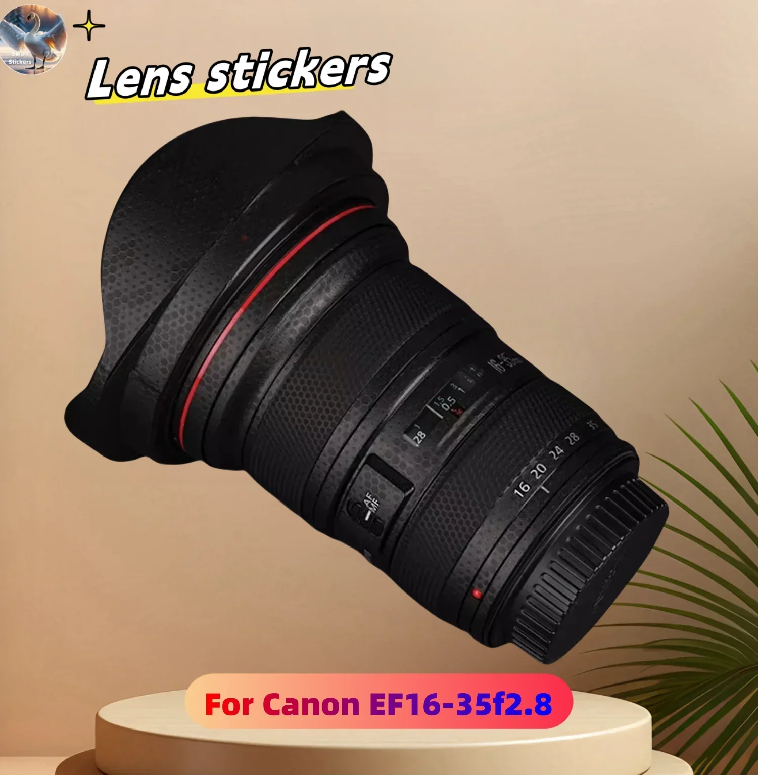 for Canon EF16-35f2.8 Lens stickers, precision cut wear-resistant protective film, DIY skin