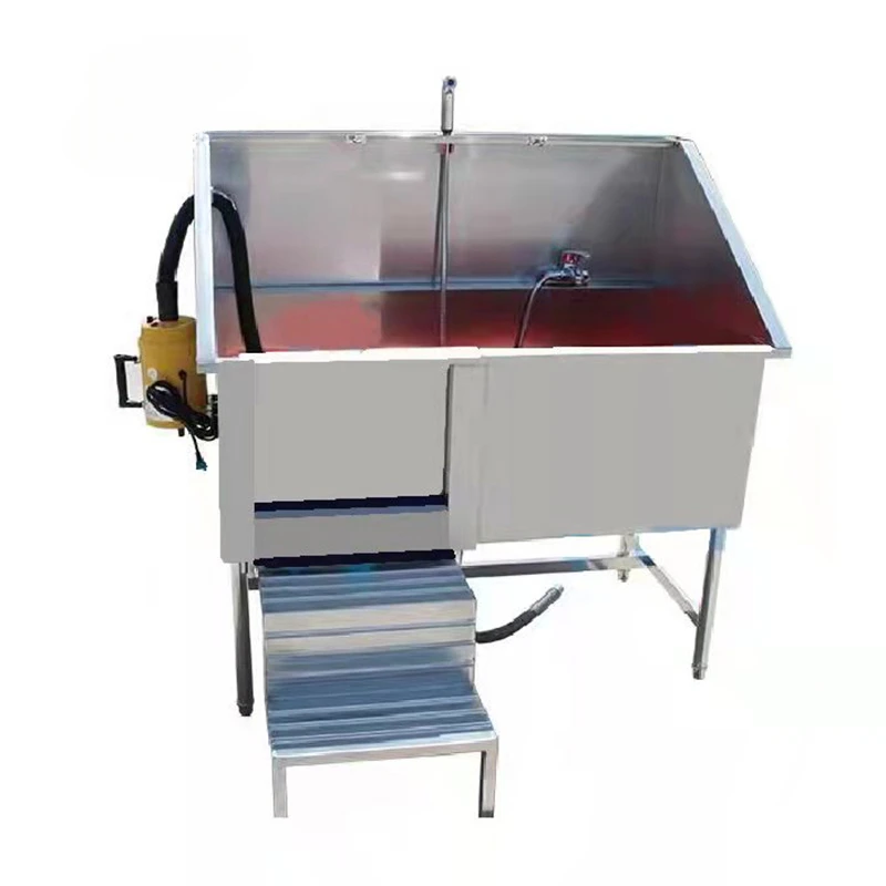 OSCAT EURPET Veterinary Pet Grooming Bathtub Spa Mobile Door And Blower Vet Bathing Pool Cleaning Dog Bathtub Sinks