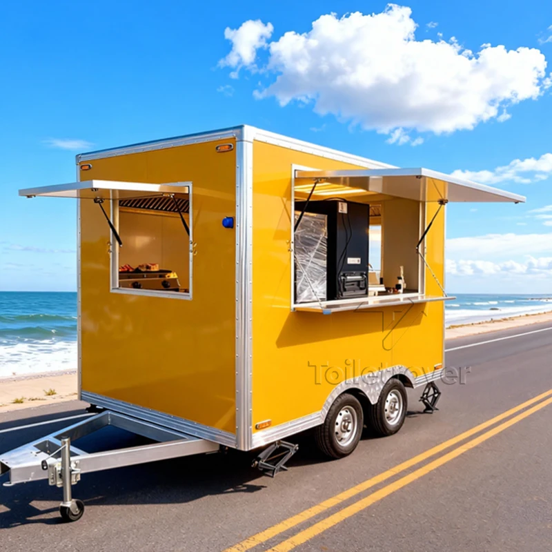 

Mobile Street Hot Sales Food Trailer Coffee Bubble Tea Sweet Snack Juice Beverage Cocktail Small Food Truck for Florist