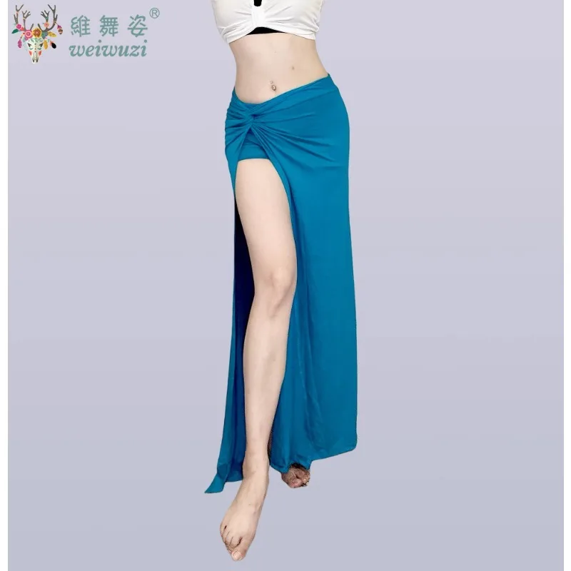 

Adult Elegant Modal Belly Dance Split Skirt Practice Clothes Women Oriental Stage Performance Lesson Wear Class Costume Outfit